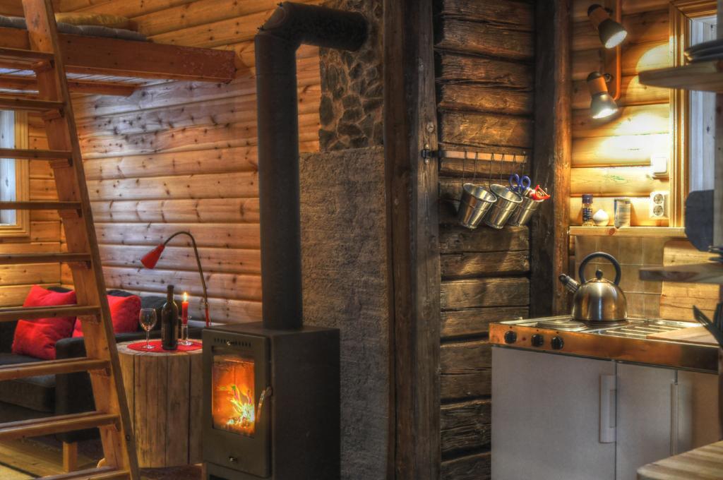 Cottage On Wild River In Lapland/Sweden Karlsten Dış mekan fotoğraf